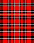 Classic Red Black Yellow Tartan Plaid Rug