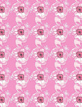Pink Swirling Floral Blossom Rug