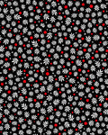 Whimsical White Foliage Red Dots Rug