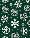 Winter White Snowflake Christmas Rug