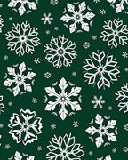 Winter White Snowflake Christmas Rug