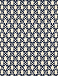 Elaborate Navy Ivory Lattice Rug