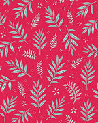Crimson Leaves Botanical Garden Rug
