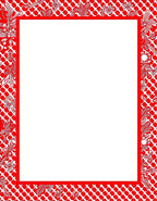 Bold Red Floral Lattice Rug