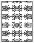 Black White Symmetrical Intricate Abstract Rug