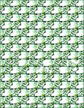 Emerald Green Vine Lattice Rug