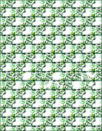 Emerald Green Vine Lattice Rug