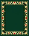 Gold Yellow Berry Holly Border Rug