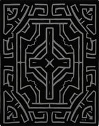Geometric Black and Gray Profile Rug