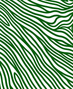 Abstract Green Zebra Striped Rug