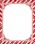 Bold Red Diagonal Stripe Border Rug