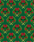 Christmas Wreath Red Festive Garland Rug