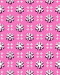 Pink Snowflake Medallion Repeat Rug