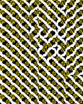 Diagonal Yellow Geometric Abstract Rug