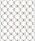 Abstract Hexagonal Circuit Board White Rug