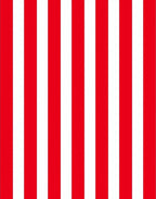 Bold Red White Vertical Stripes Rug