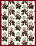 Vintage Holly Berry Garland Repeat Rug