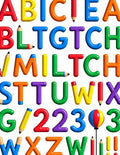 Alphabetical Rainbow Playful Classroom Letters Rug
