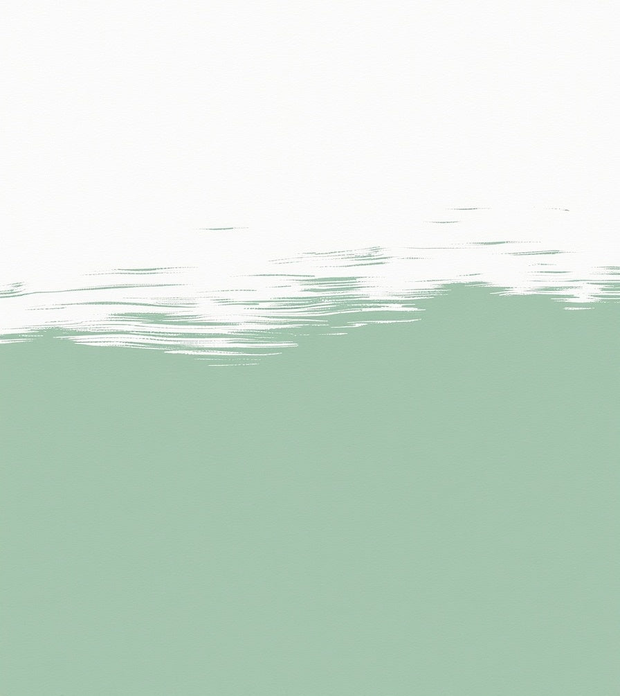 Sage Green Brushstroke Horizon Rug