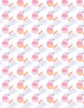 Soft Pastel Cloud Droplet Arrangement Rug