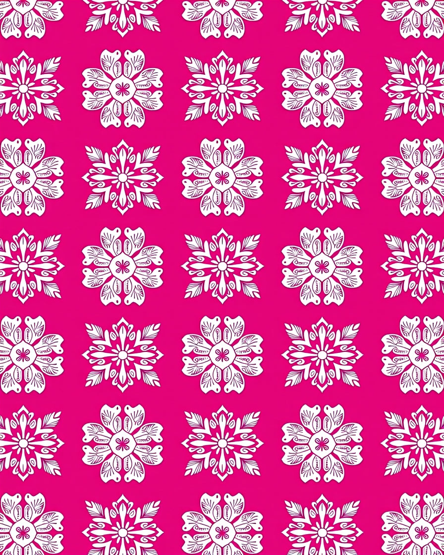 Lively Rose Bloom Repeat Rug