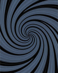 Cool Blue Black Swirl Rug