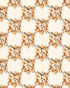 Modern Earthy Tone Abstract Blossom Rug