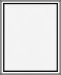 Classic Black Striped Border Rug