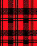 Bold Red Buffalo Plaid Squares Rug
