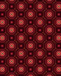 Deep Red Octagonal Medallion Rug