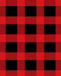 Classic Red Black Buffalo Plaid Rug