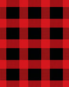 Classic Red Black Buffalo Plaid Rug
