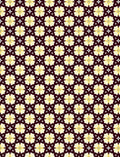Golden Starburst Floral Medallion Rug