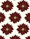 Deep Red Floral Blossom Radiance Rug