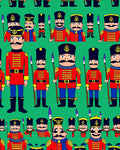 Red Guard Soldier Repeating Pattern Rug