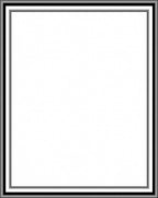 Modern Black Gray Triple Stripe Rug