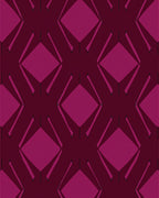 Dark Plum Geometric Diamond Repeat Rug