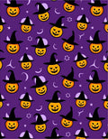 Spooky Halloween Jack-o-lantern Witch Hat Rug