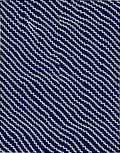 Navy White Jagged Stripe Arrangement Rug