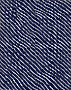 Navy White Jagged Stripe Arrangement Rug