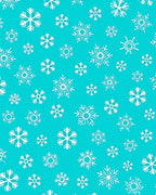 Arctic White Snowflake Scatter Rug