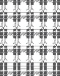 Monochrome Rustic Plaid Check Rug