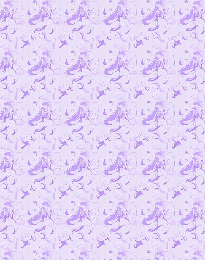Lavender Swirl Abstract Watercolor Rug