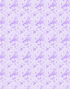 Lavender Swirl Abstract Watercolor Rug
