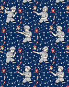 Joyful Children Flying Kites Starry Night Rug