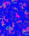 Vibrant Pink Swirl Abstract Waves Rug