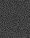 Black White Scattered Dot Rug