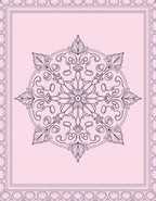 Pink Mandala Floral Art Rug