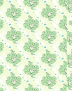Leafy Green Abstract Garden Rug