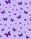 Violet Purple Butterfly Garden Rug